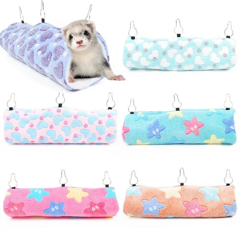 túnel e rede macio para hamster