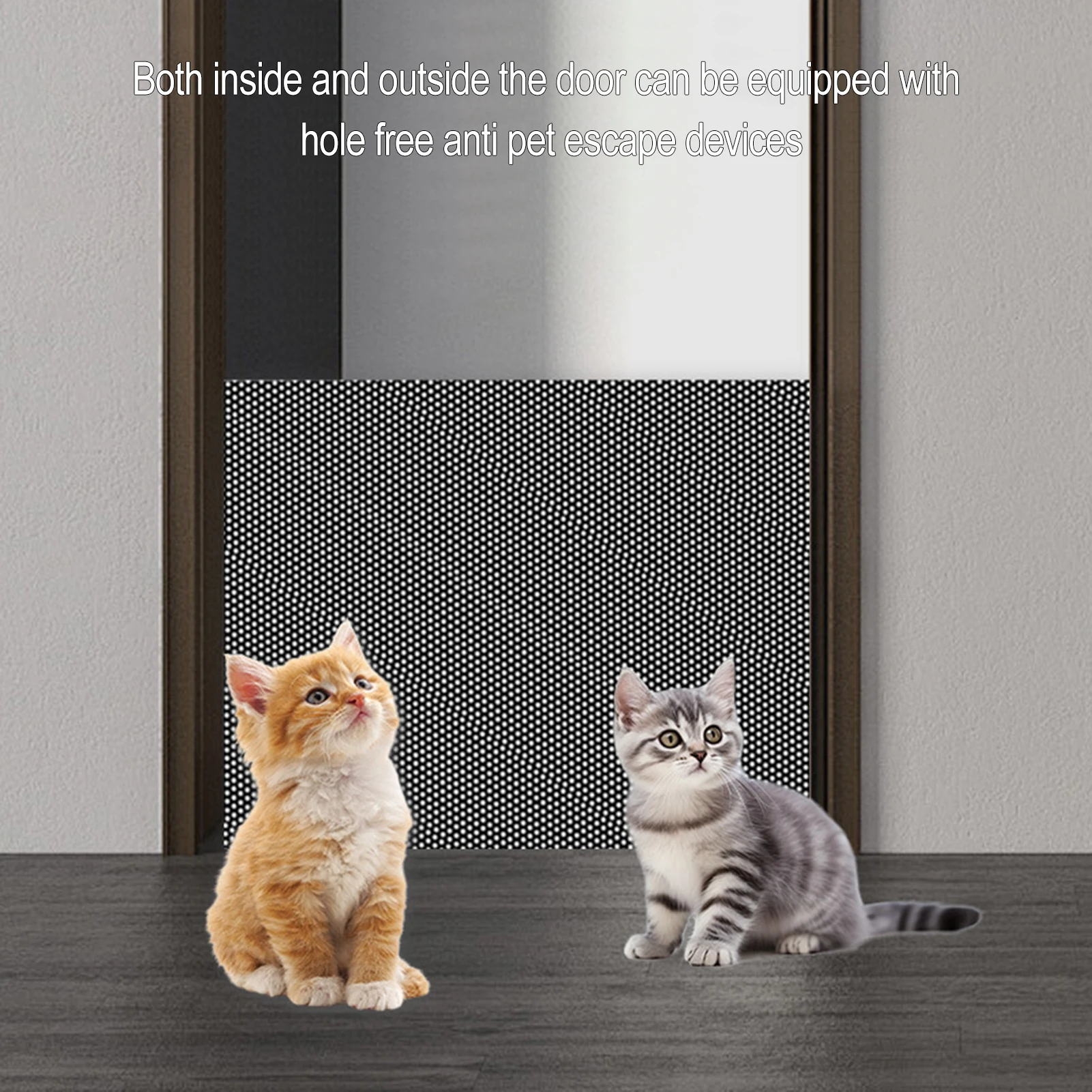 Portão de Barreira Expansível para Cães e Gatos de Alumínio - Image 3