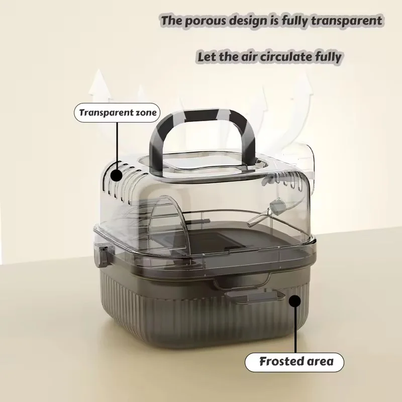 Gaiola de Viagem Portátil para Hamster com Garrafa de Água - Imagem 5
