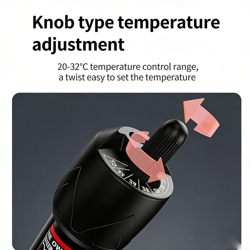 Aquecedor Submersível para Aquário 220V com Termostato e Ventosa - Imagem 2