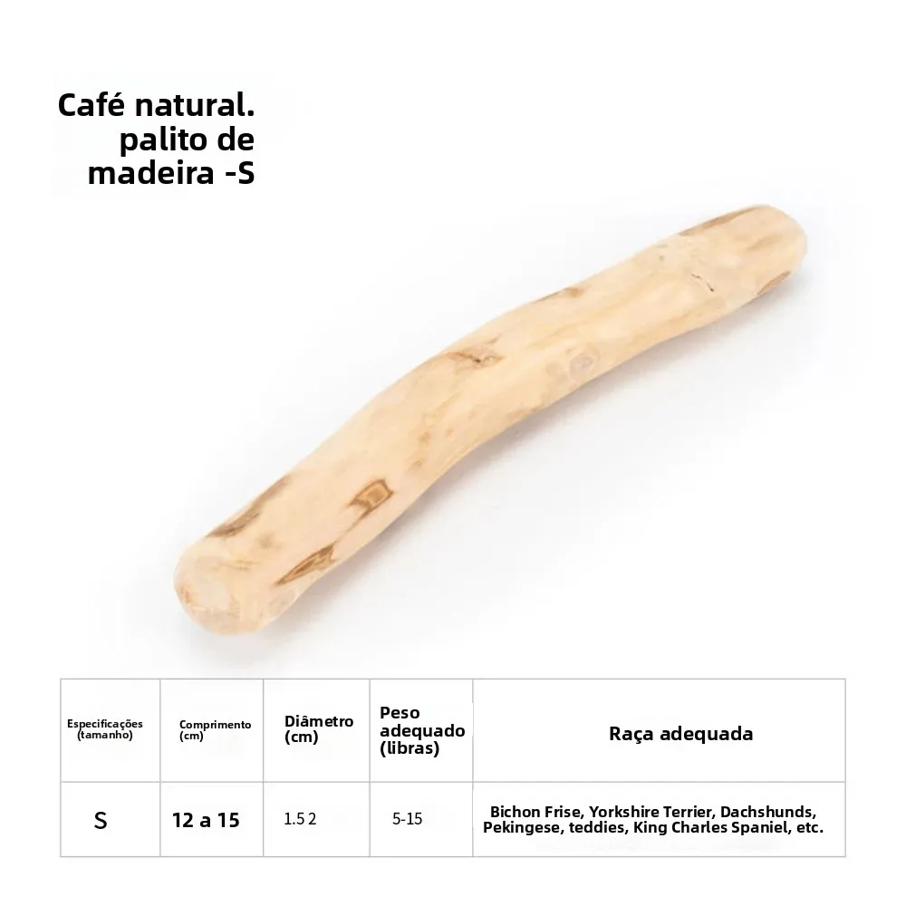 Madeira de Café para Cães XL: Ajuda a Reduzir o Estresse e a Coceira da Troca de Dentes - Image 4