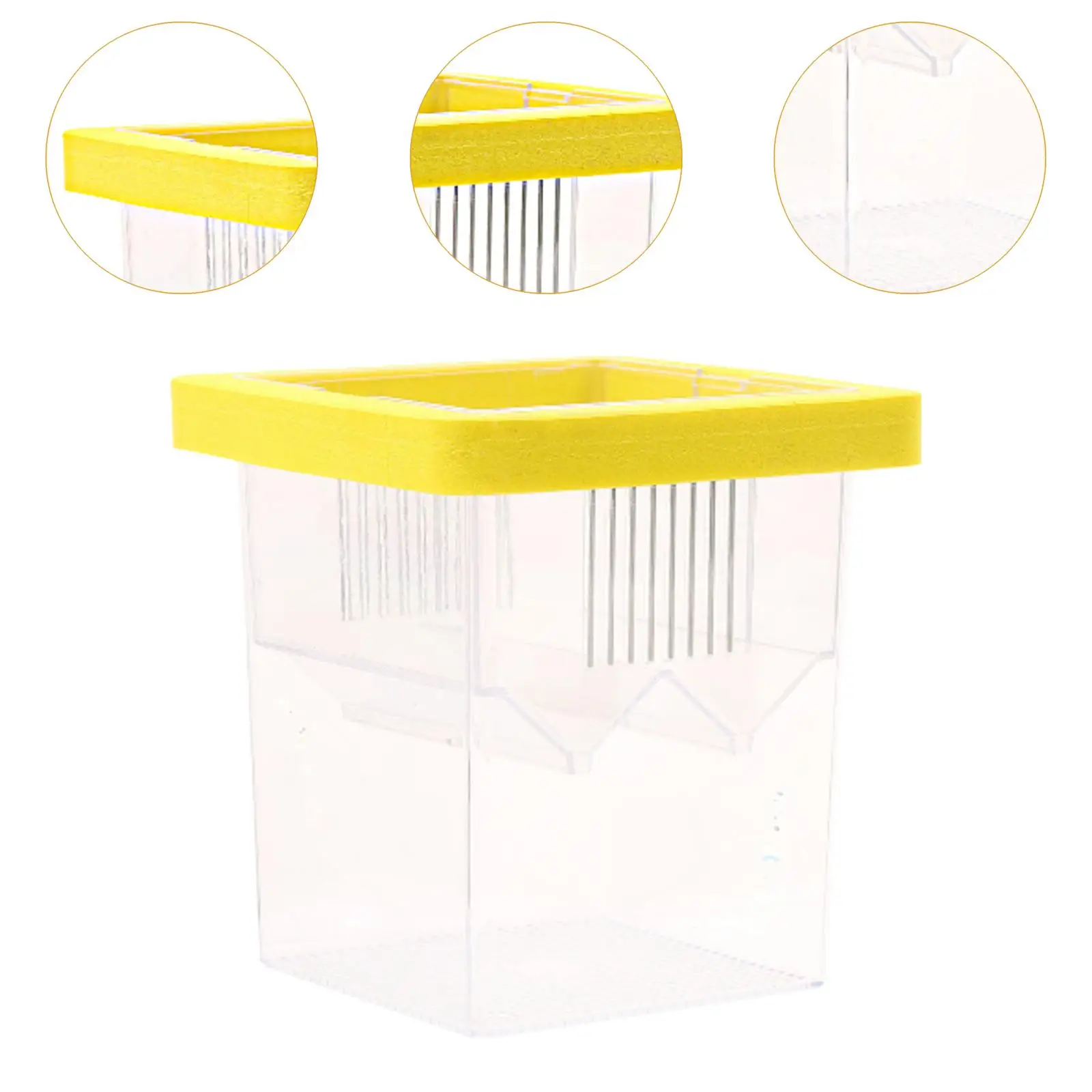 Caixa de Isolamento Flutuante para Aquário com Ventosa 8,6x8,6x11 cm - Imagem 5