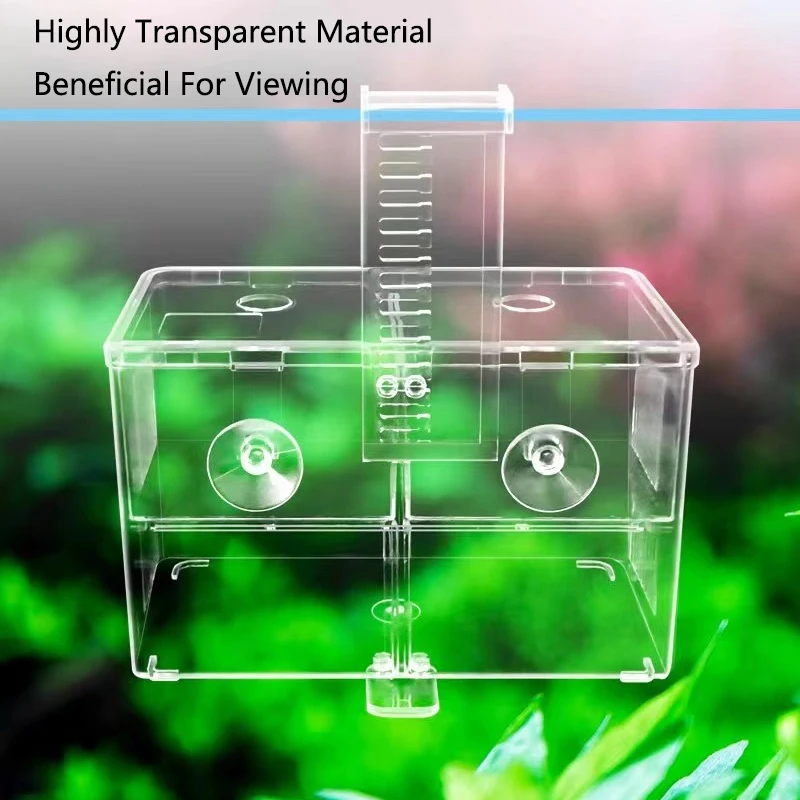 Caixa de Isolamento para Aquário Acrílico Transparente com Ganchos - Imagem 2