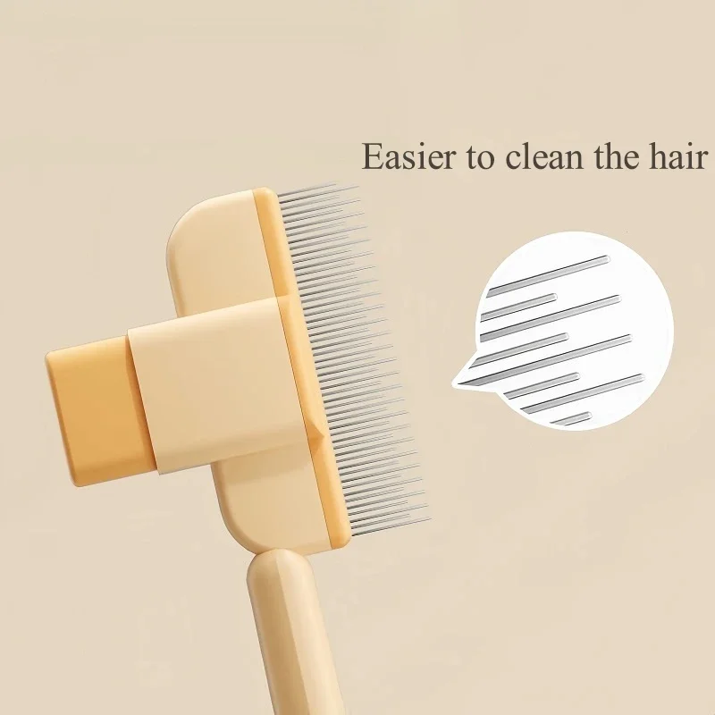 Escova Removedora de Pelos para Cães e Gatos de Pelo Longo - Imagem 5