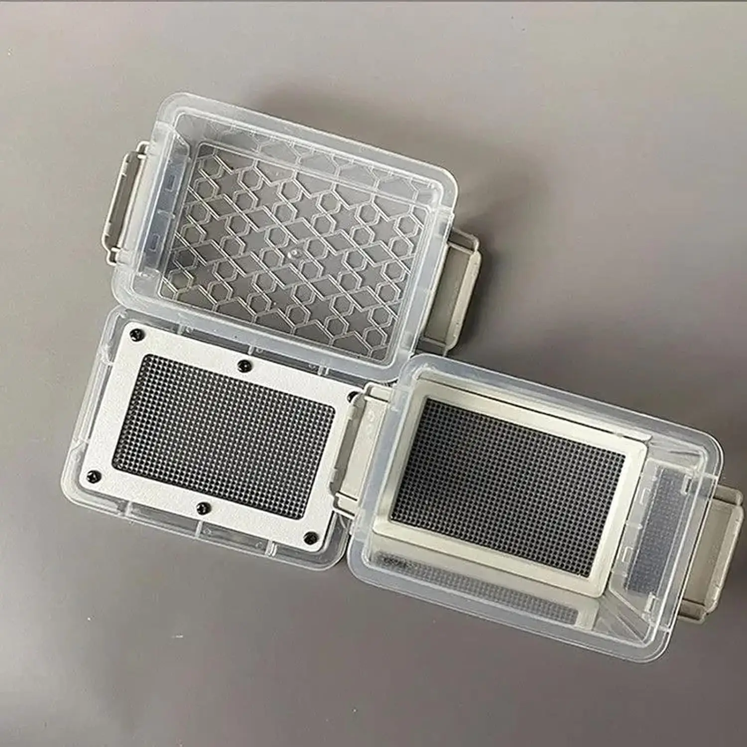 Caixa Alimentadora para Répteis Transparente com 2 Camadas - Imagem 5