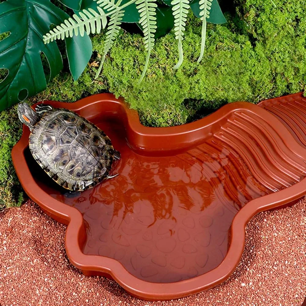 piscina para répteis com rampa