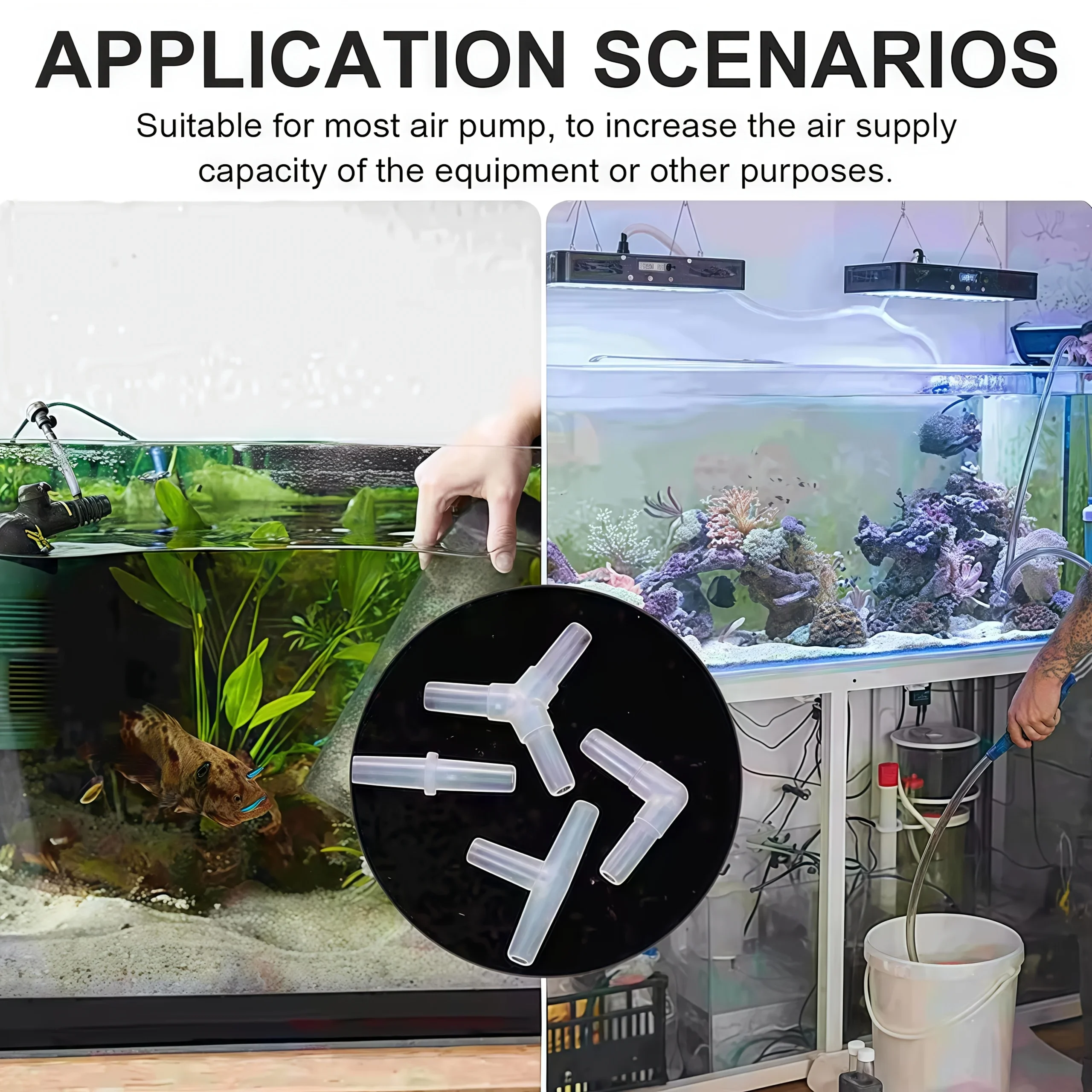 Kit Conectores para Bomba de Ar de Aquário 20 Peças Plástico Durável - Image 6