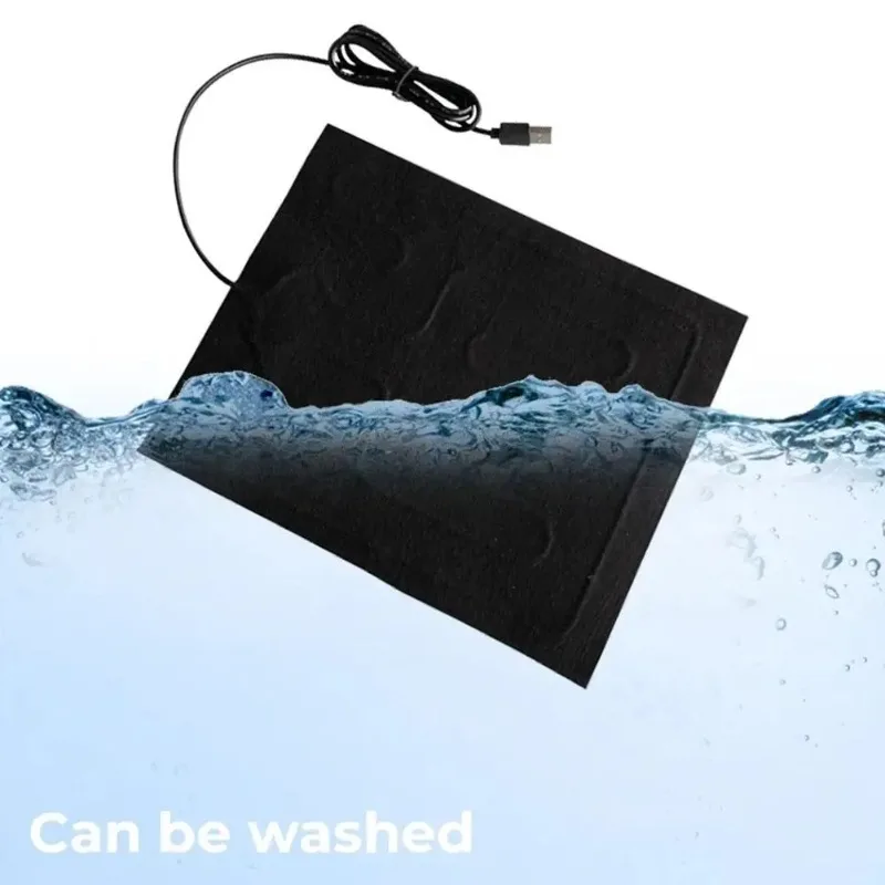 Tapete Aquecido USB para Cães e Gatos Dobrável 25x30cm - Image 4