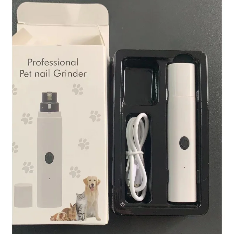 Lixadeira de Unhas para Cães e Gatos Recarregável com Luz LED - Imagem 2