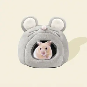 casa toca para hamster em forma de rato