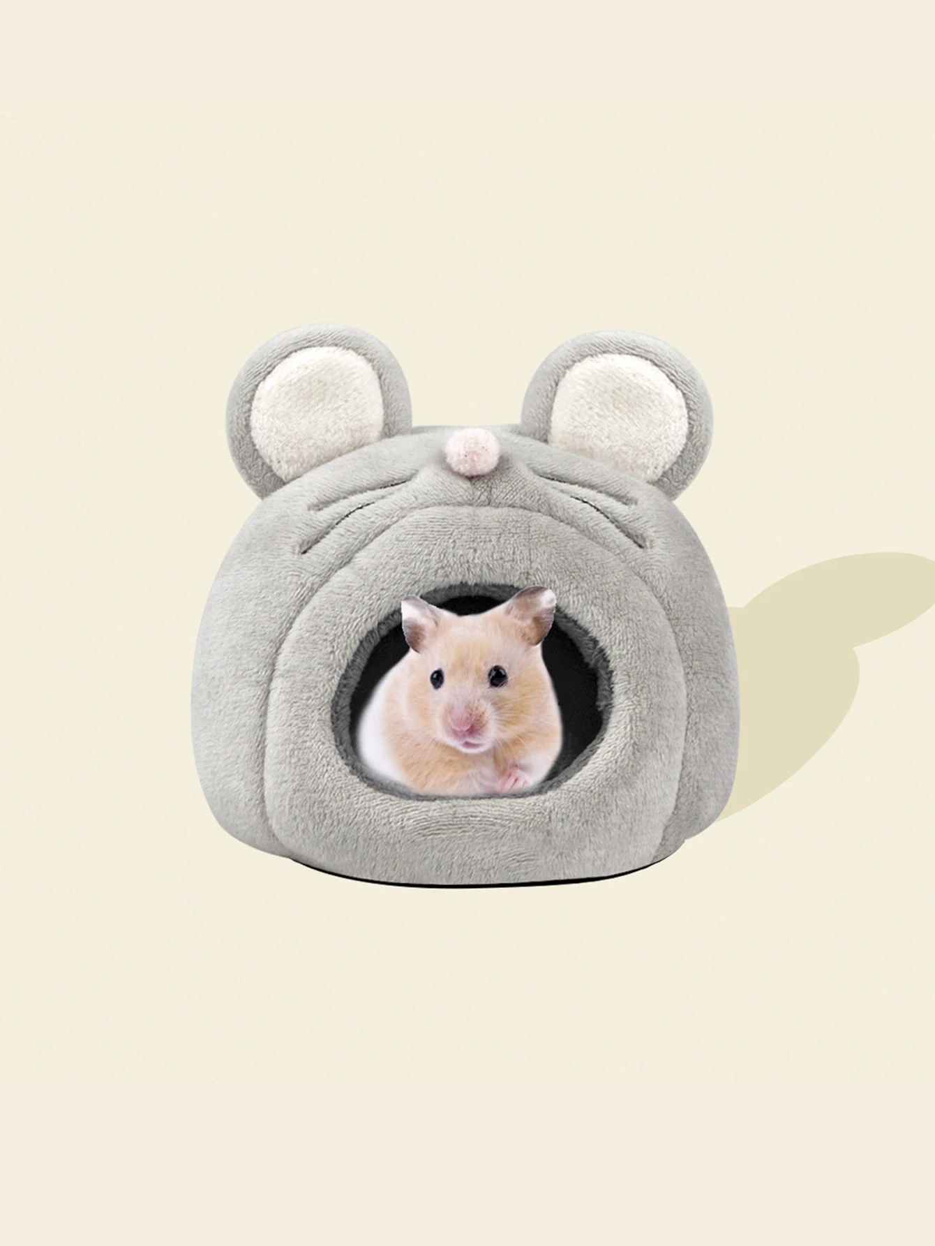 casa toca para hamster em forma de rato