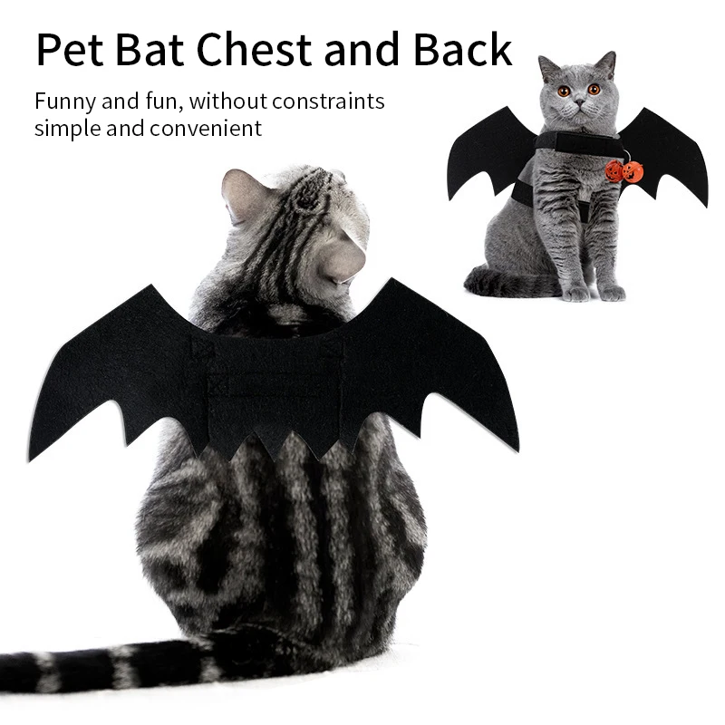 Fantasia de Morcego para Gatos e Cães de Pelúcia para Festas - Imagem 2