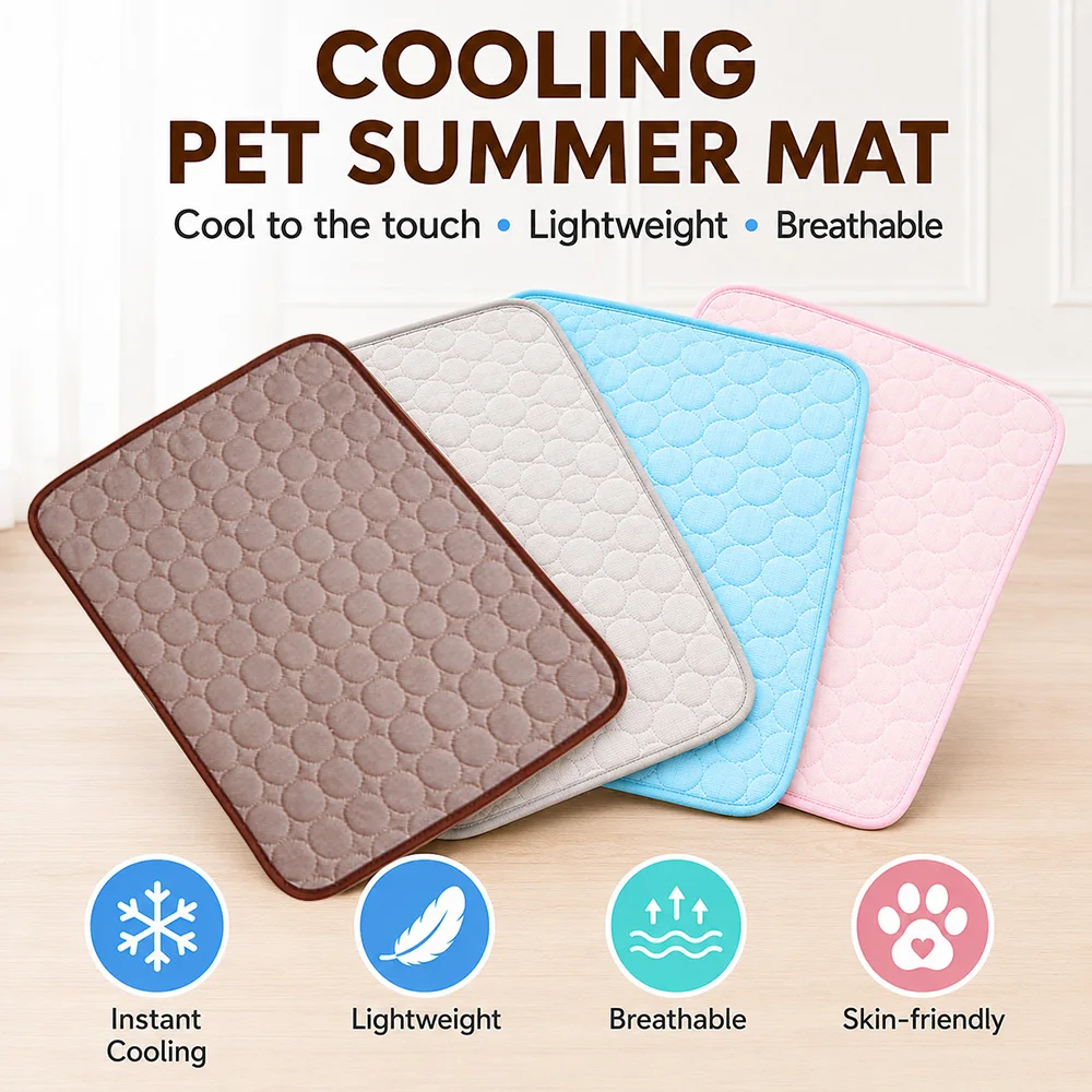 Tapete Gelado para Cães e Gatos de Verão, Variados Tamanhos - Imagem 4