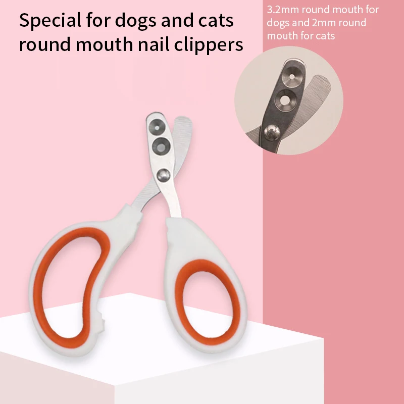 Cortador de Unhas para Cães e Gatos Pequenos de Aço Inoxidável - Imagem 4