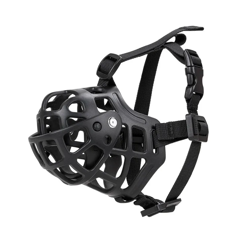 Focinheira de Silicone para Cães Médios e Grandes Respirável - Image 4