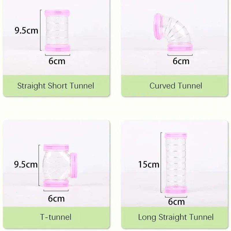 Tubos de Túnel para Hamster de 6 cm Montagem Livre - Image 2