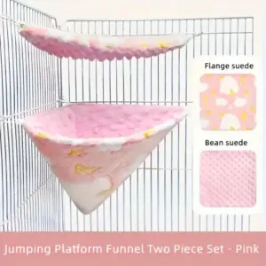 cama suspensa para hamsters e pássaros