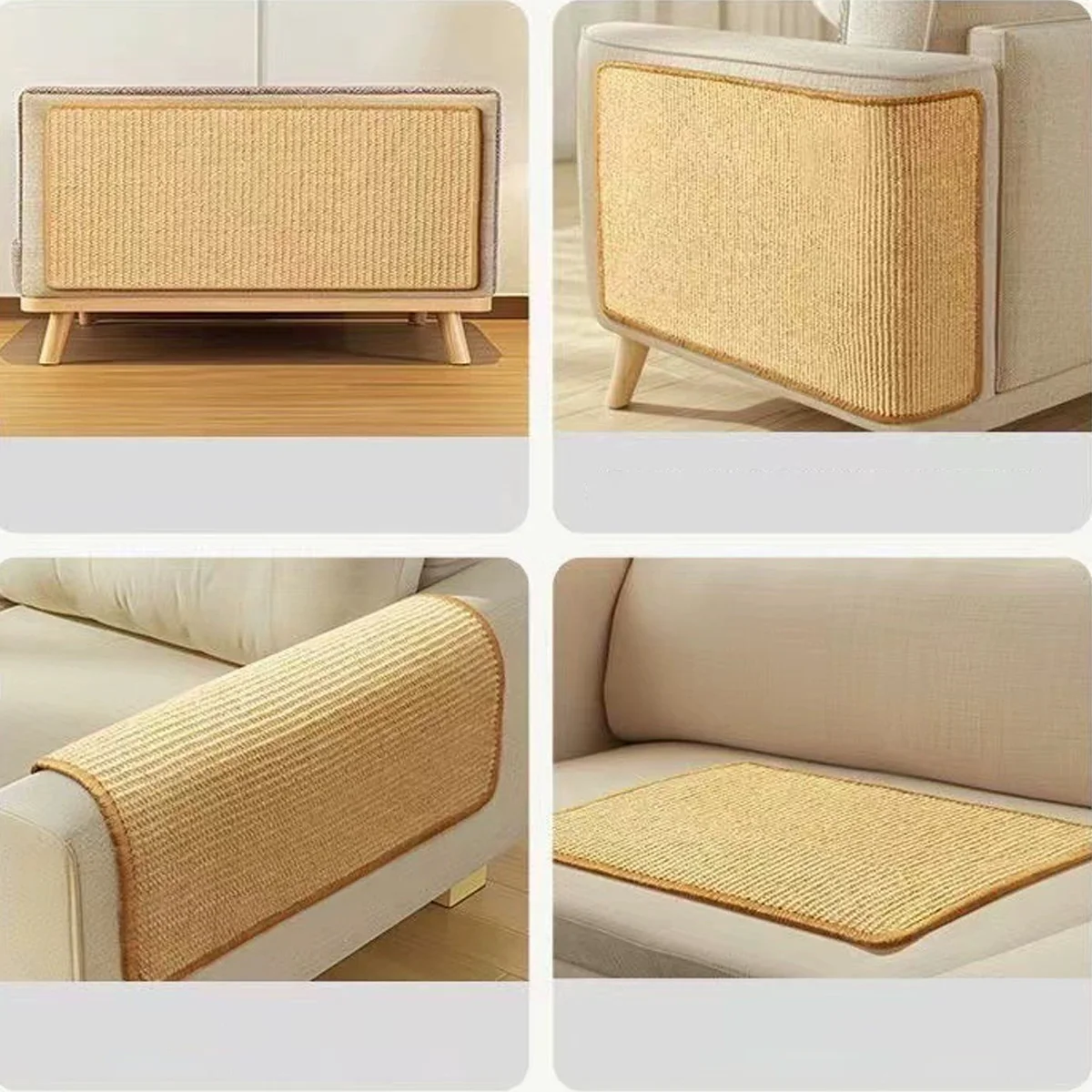 Arranhador para Gatos de Sisal com Velcro para Parede - Image 4