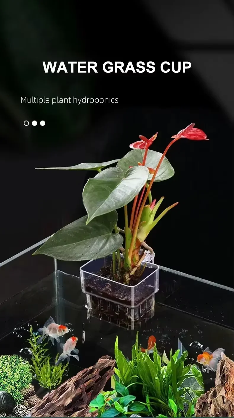 Cesto de Plantio Hidropônico para Aquário para Plantas Aquáticas - Imagem 3