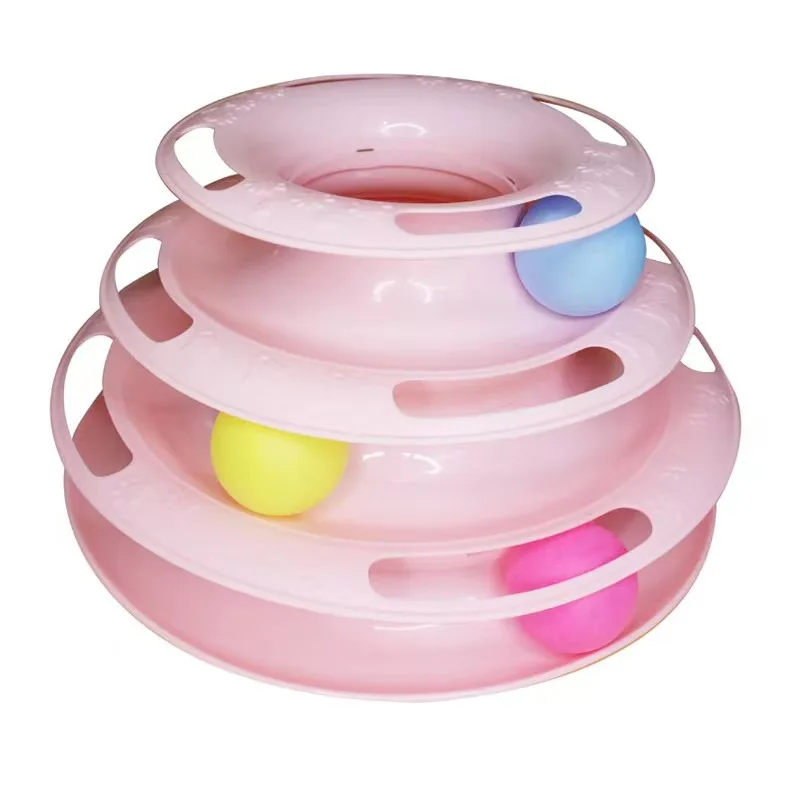 Torre de Brinquedo para Gatos com 4 Níveis e Bolas Giratórias - Imagem 5
