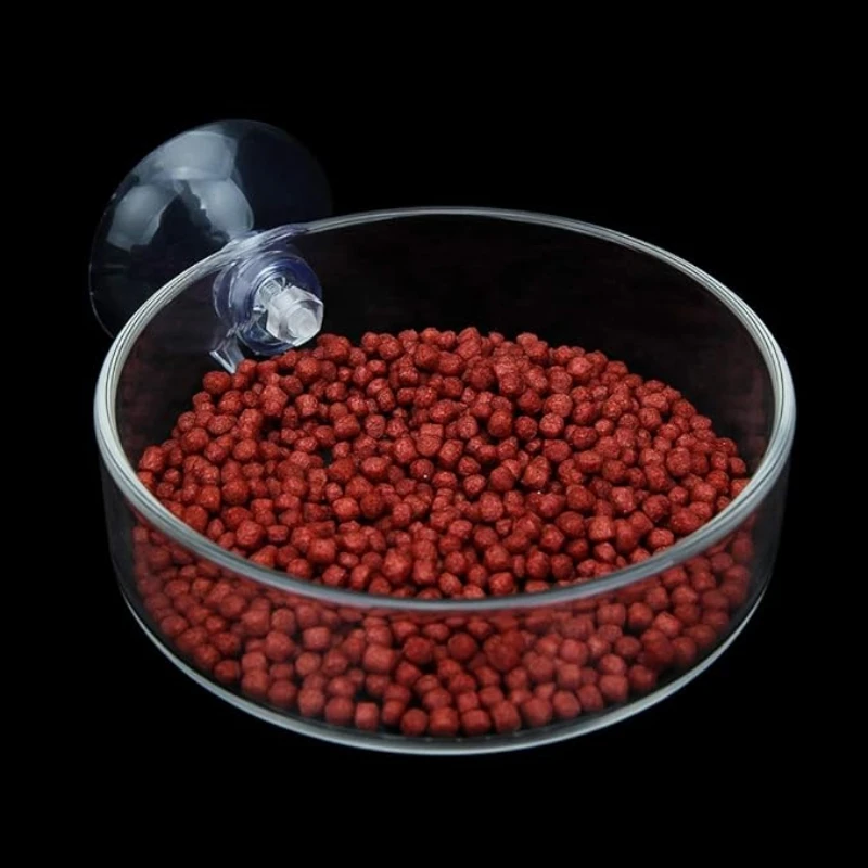 Prato Alimentador para Camarão de Aquário Mini com Ventosa Acrílica - Imagem 4