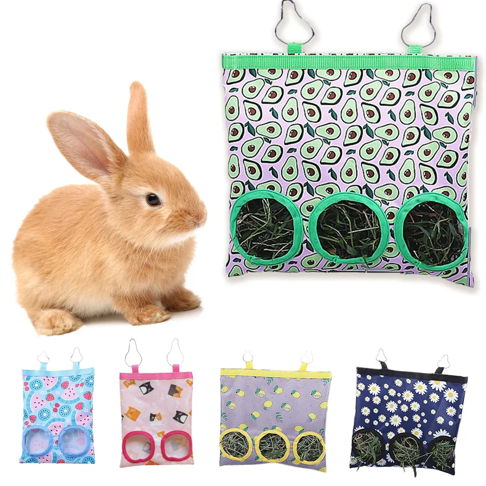 Saco de Feno para Coelhos e Hamsters 19x24cm com Fivela para Gaiola - Imagem 2