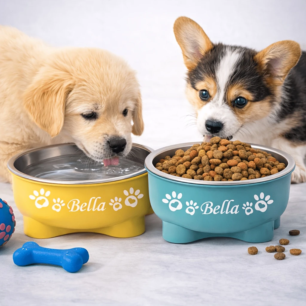 Tigela para Pets Aço Inoxidável Personalizável - Image 3