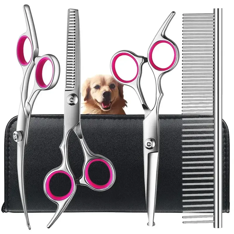 kit tesouras de tosa para cães