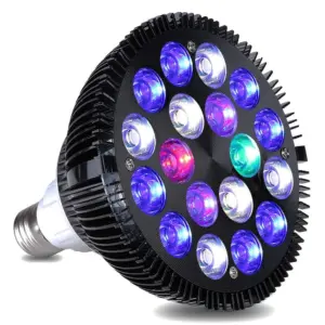 lâmpada LED para aquário espectro completo