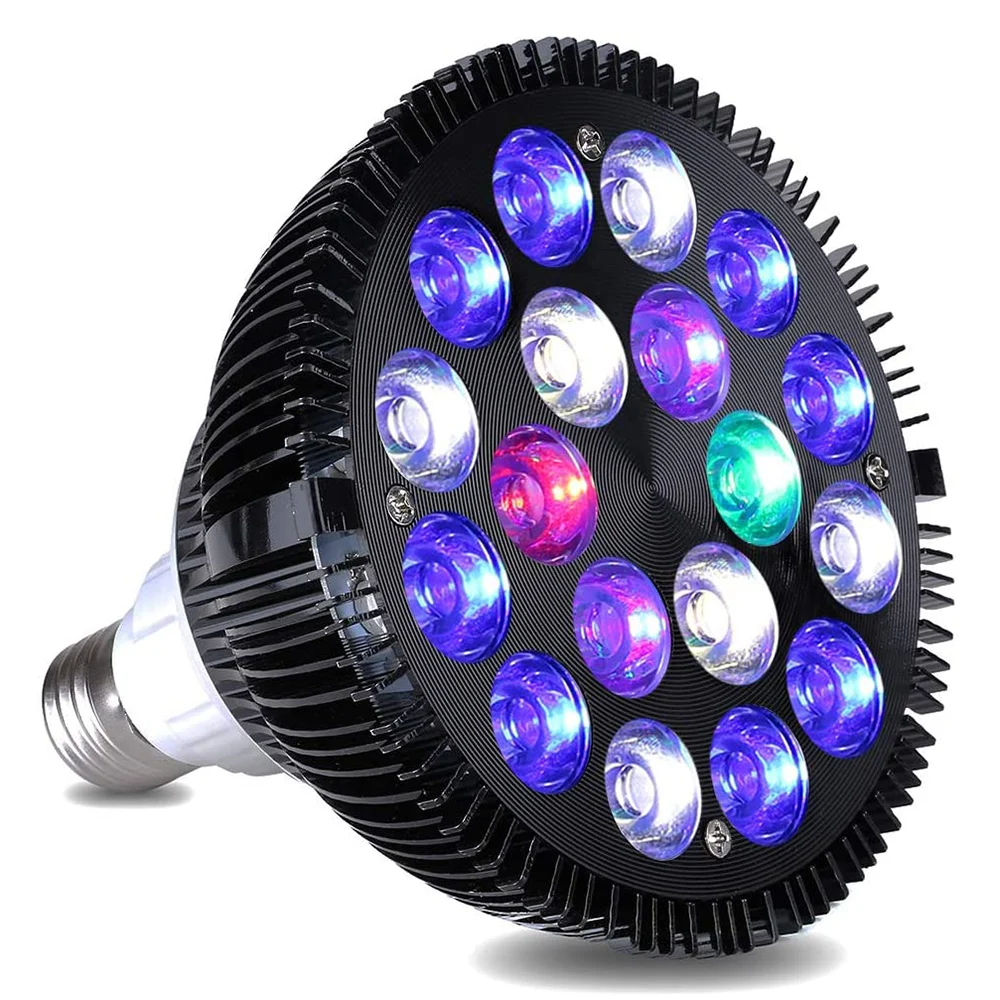 lâmpada LED para aquário espectro completo