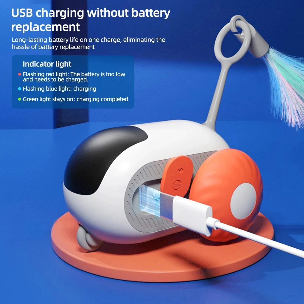 Carro de Brinquedo para Gatos com Controle Remoto e Bateria Recarregável - Image 3