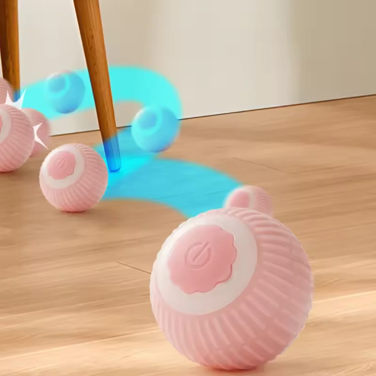 Bola Interativa para Gatos Inteligente Azul - Imagem 2