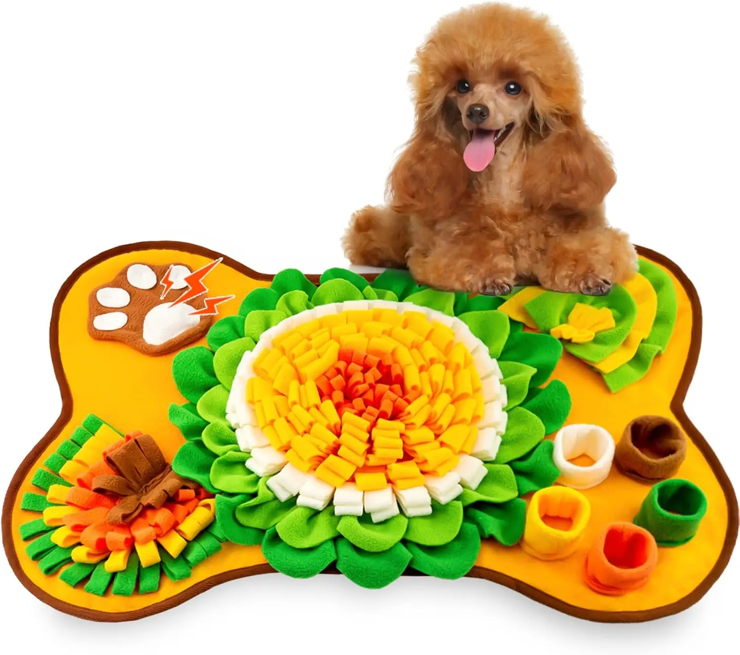 tapete olfativo para cães alimentador lento