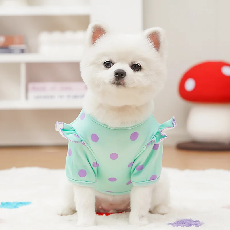 Roupa Pet T-Shirt para Cães e Gatos Pequenos de Malha Leve - Image 5