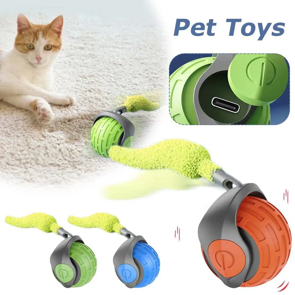 brinquedo interativo para gatos bola rolante