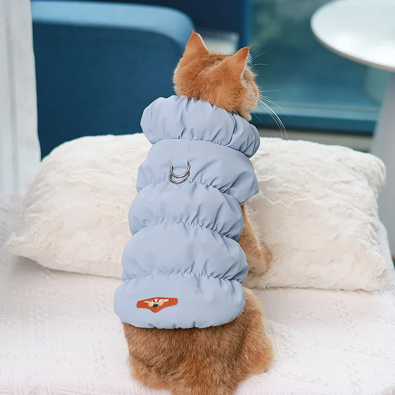 Casaco Acolchoado para Cães Pequenos e Médios de Inverno Macio - Imagem 2