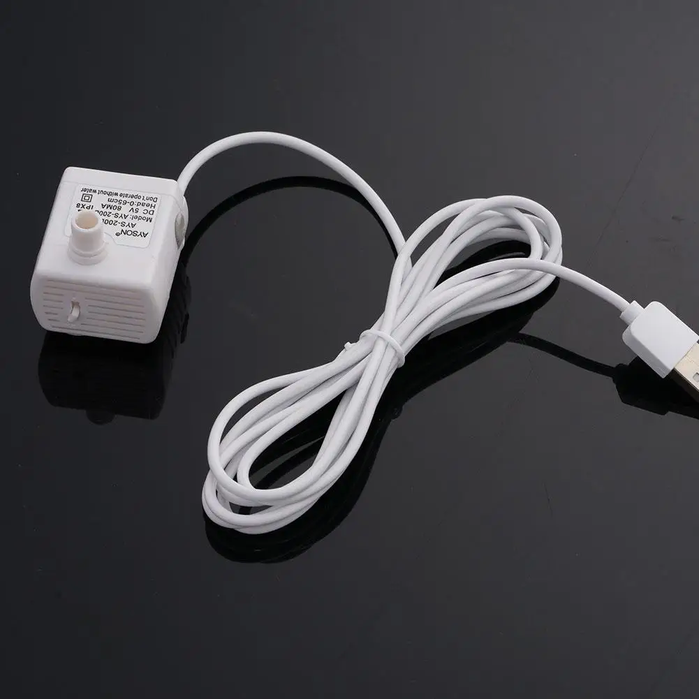 Bomba de Água para Gatos USB com Motor DC e Elevação de 0,65 m - Imagem 4
