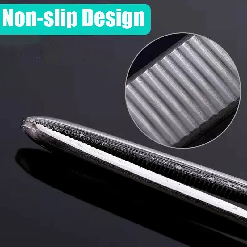 Pinça Curva de Aço Inoxidável 48 cm para Aquários e Répteis - Imagem 4