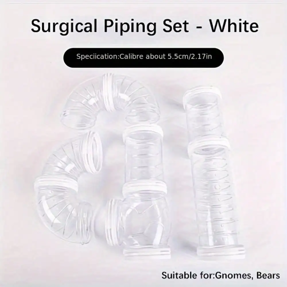 Conjunto de Túnel para Hamster Transparente Conectável 5,5 cm - Imagem 3