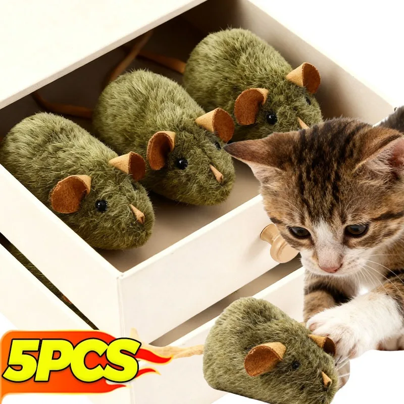 kit de ratos de pelúcia para gatos