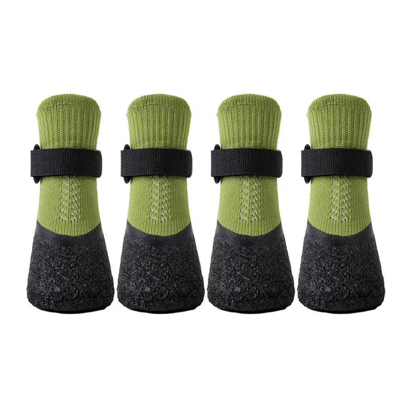 Botas de Inverno para Cães de Poliéster e Látex com Sola Antiderrapante - Imagem 6