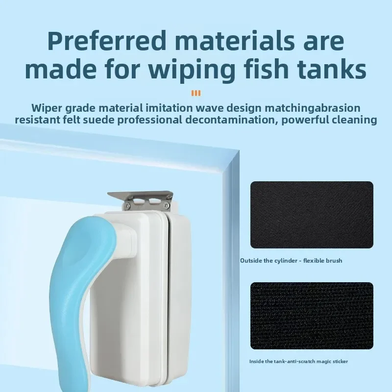 Raspador Magnético para Aquário de Vidro Flutuante - Imagem 4
