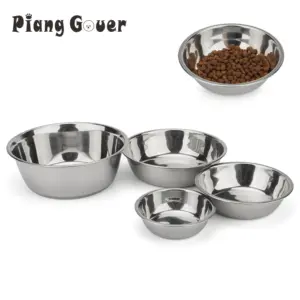 tigela de aço inoxidável para cães e gatos