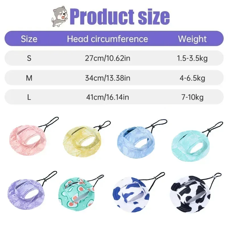 Chapéu para Cães e Gatos com Furos para Orelhas e Cordões Ajustáveis - Imagem 3
