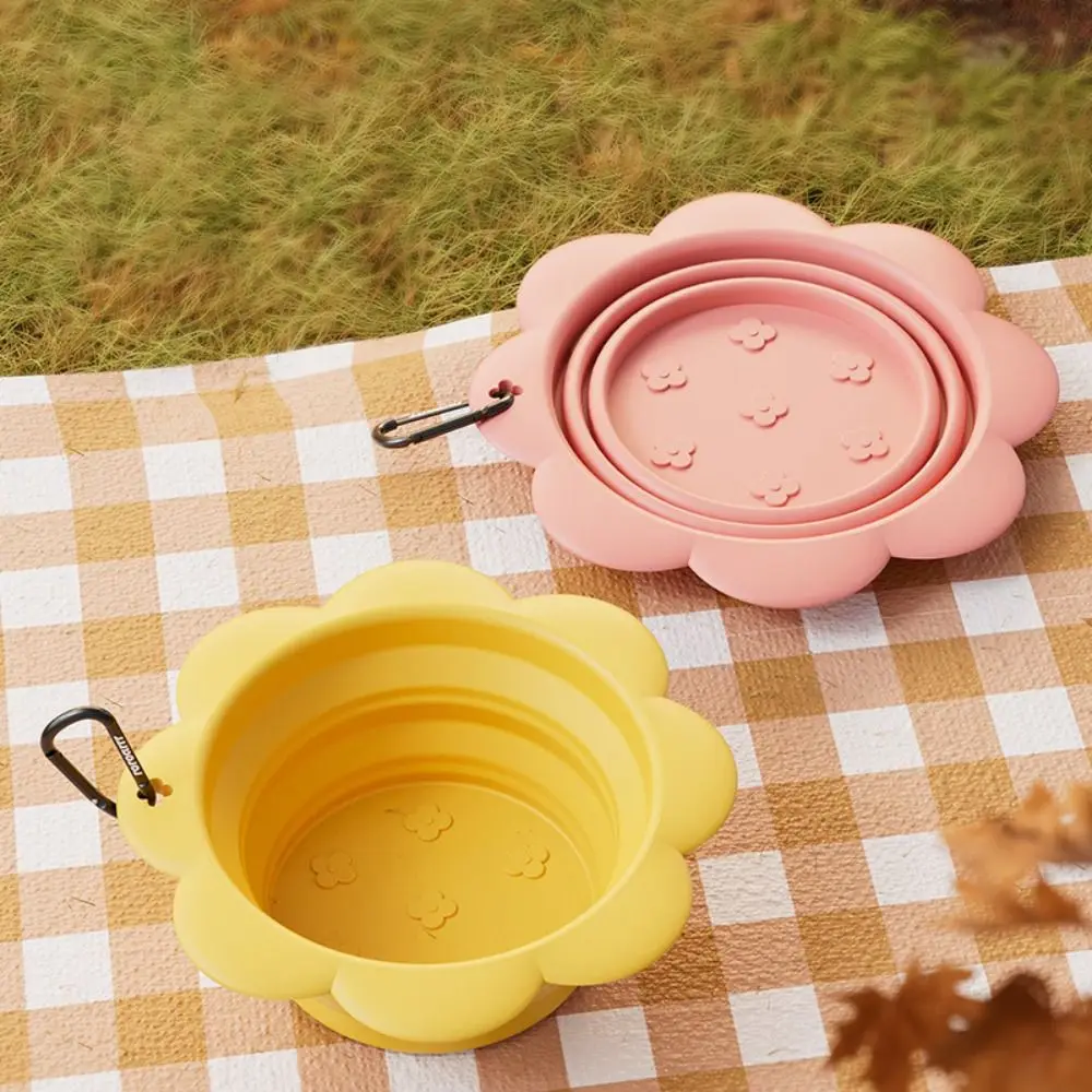 Tigela Dobrável de Silicone para Cães 350ml para Viagem e Passeio - Image 2