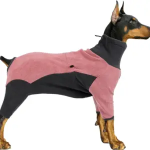 camisola de lã para cães com cordão ajustável