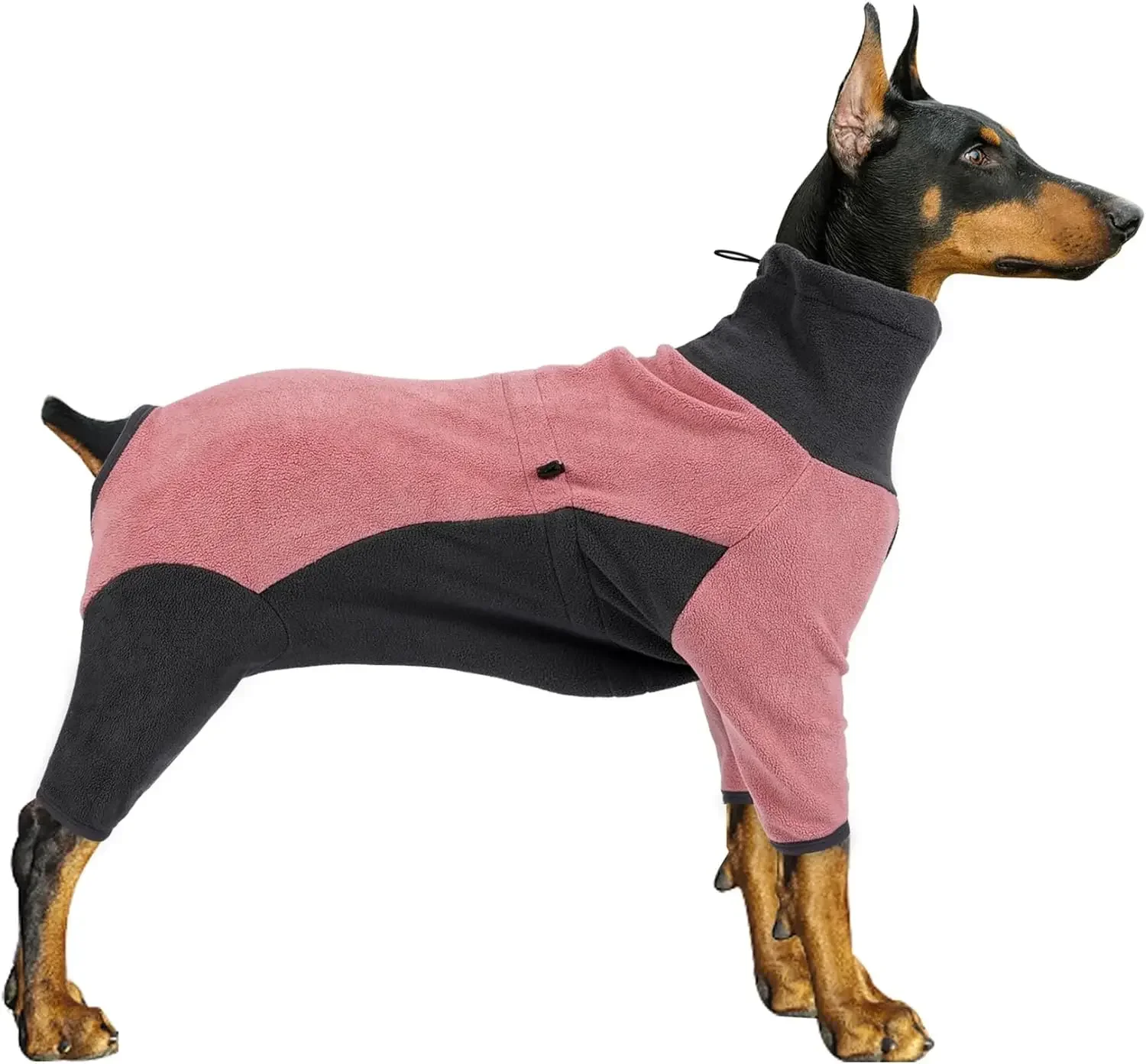 camisola de lã para cães com cordão ajustável