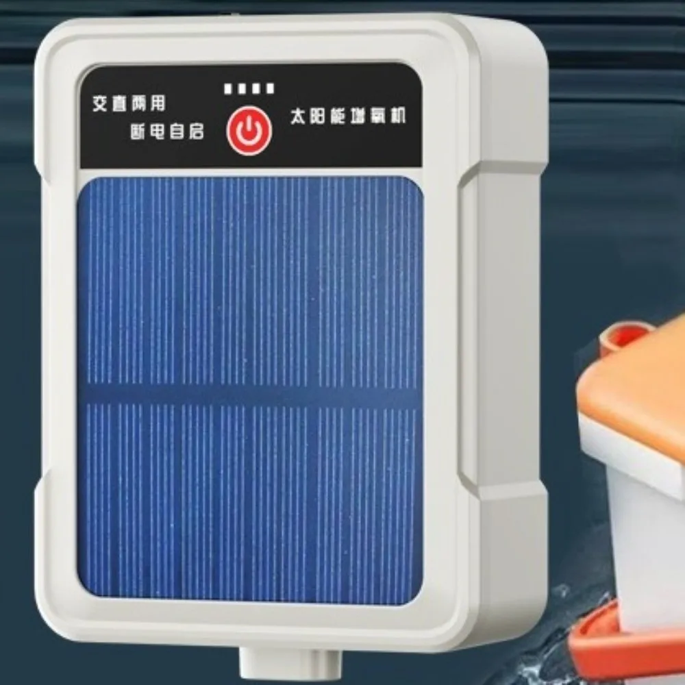 Bomba de Oxigênio Solar para Aquários Recarregável USB e à Prova d'Água - Image 5