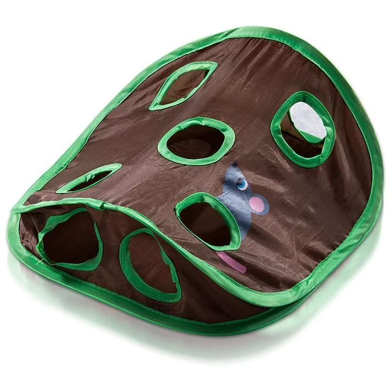Tenda para Gatos com 9 Buracos e Sino para Caça - Imagem 3