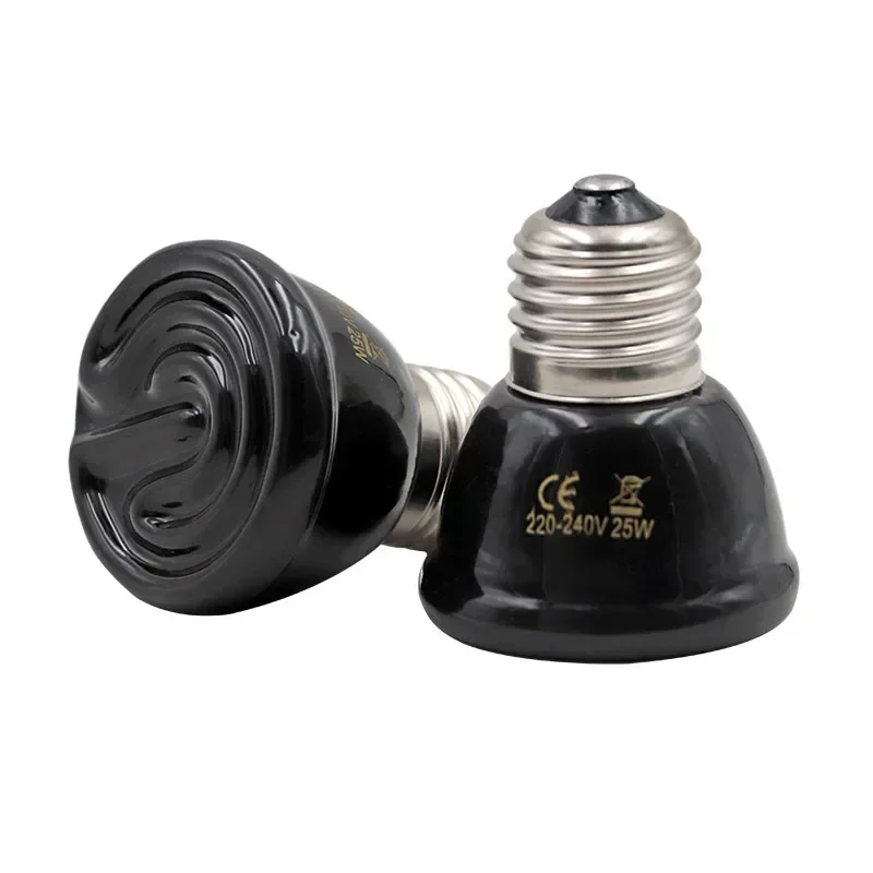 Lâmpada de Cerâmica para Répteis 25W 220V Sem Luz Visível - Image 4